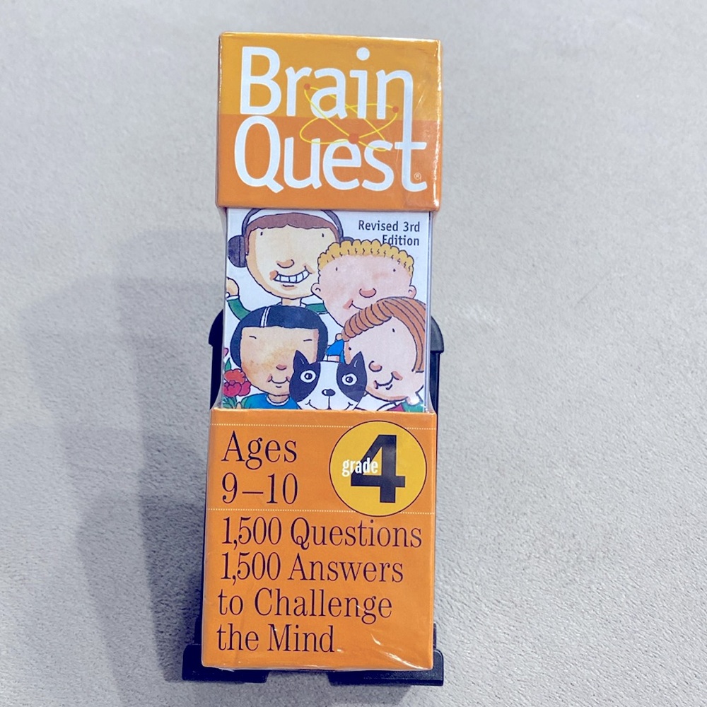 NWT Sealed Brain Quest Grade 4 Ages 9-10/Revised 3rd Edition /Its OK To Be Smart